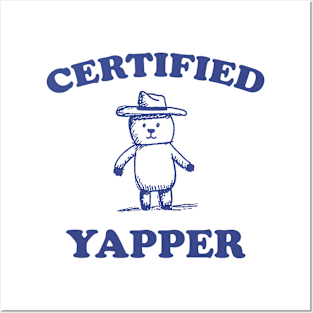 Certified yapper Shirt, Y2K Iconic Funny It Girl Meme Posters and Art